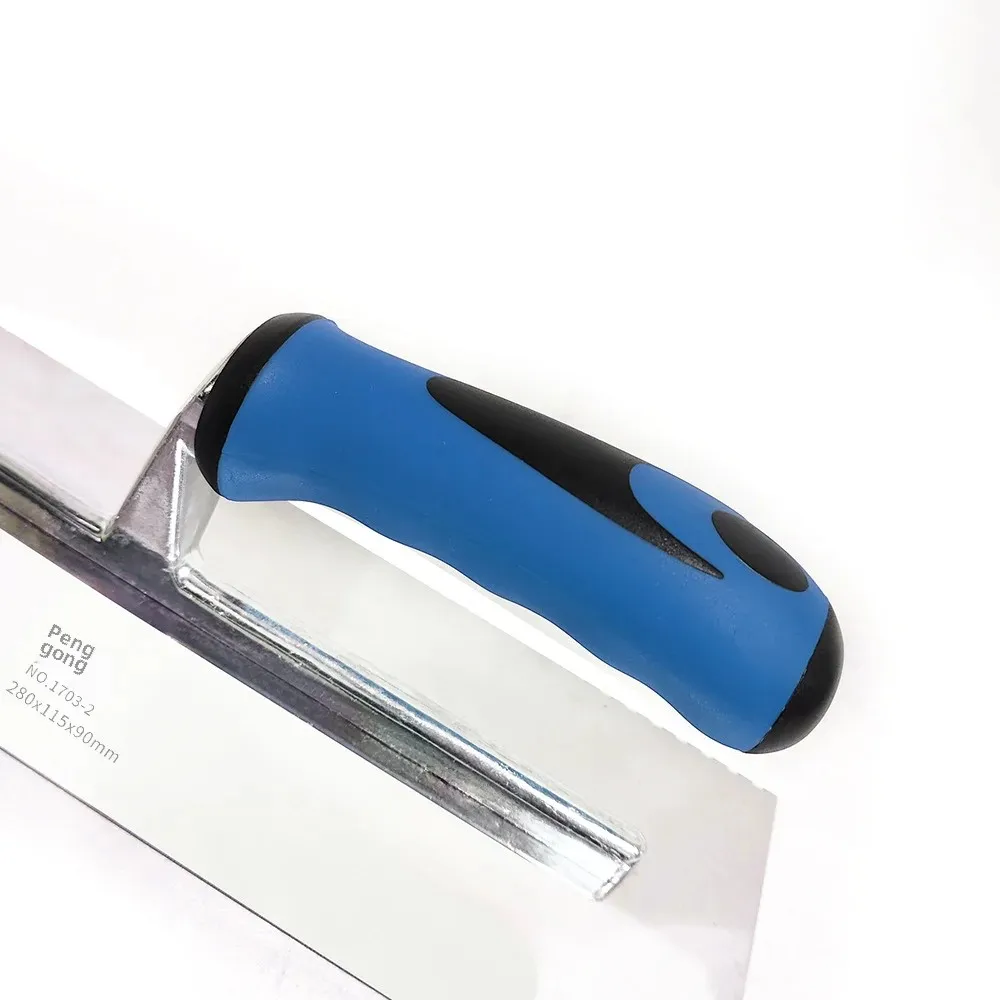 스테인리스강 석고 흙손, 두꺼운 녹 방지 처리, 평평한 바닥 긁기 석고 나이프, 클레이용 석고 삽