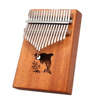 17Keys Portable Thumb Piano Pocket Instrument Kalimba Finger Piano Mbira Small Musical Toys