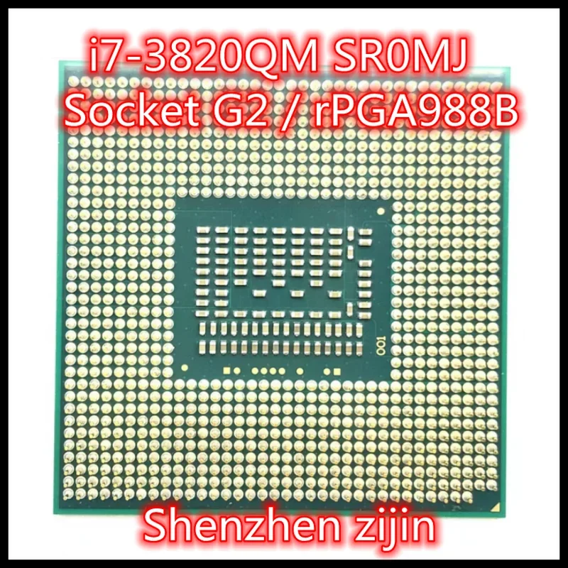 i7-3820QM i7 3820QM SR0MJ 2.7 GHz Quad-Core Eight-Thread  Processor 8M 45W Socket G2 / rPGA988B