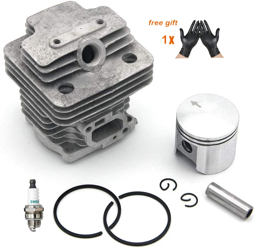 Imagem -04 - Pistão do Cilindro Kit para Echo Rm460 Rm-465 Cls-4600 Cls-4610 Srm-4600 Srm-4605 Srm-4605u Srm-4510 42 Milímetros