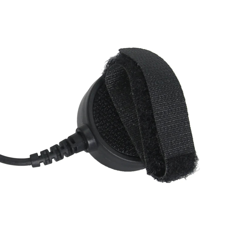 CS DulThroat Micro Doigt Étanche PTT Tube Puissance Microphone Casque De Cyclisme Pour MendBaoFeng UV-5R TYT Radio Bidirectionnelle