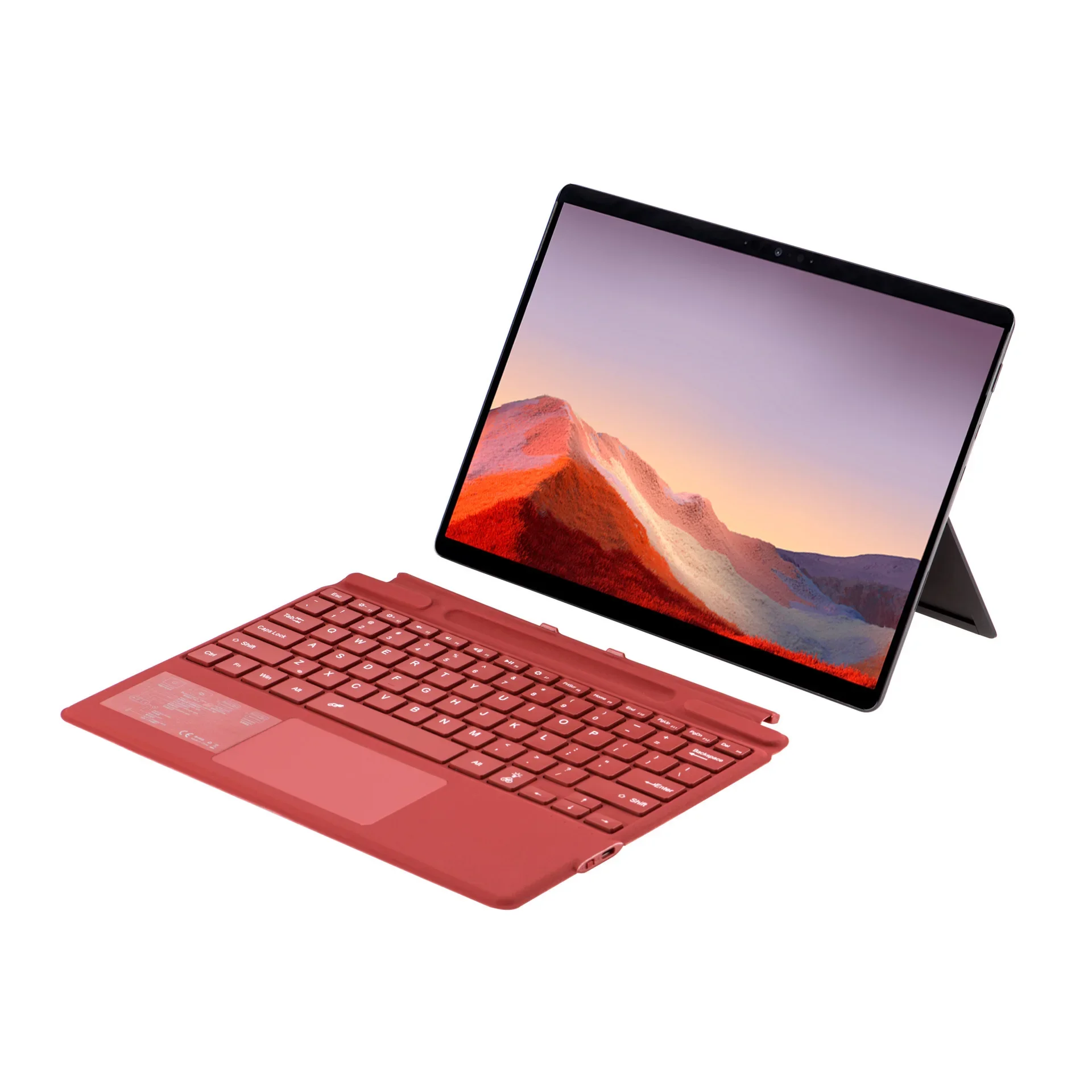 Backlight Bluetooth Keyboard For Microsoft Surface Pro 3 4 5 6 7 Keyboard Backlit Trackpad Wireless Teclado  tablet keyboard view 6