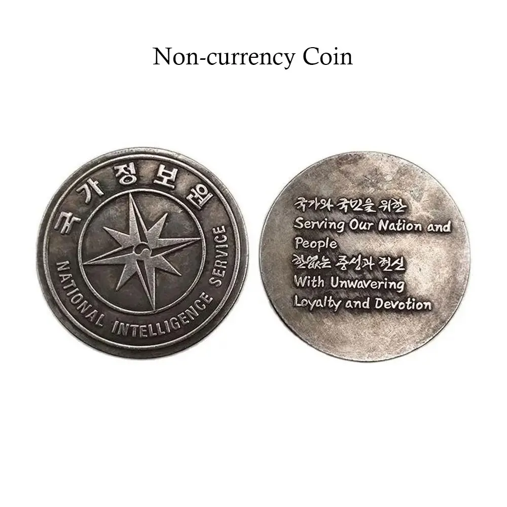 عملة كورية غير عملة تذكارية عملة تذكارية سطح المكتب الحلي هدية تزيين المنزل
