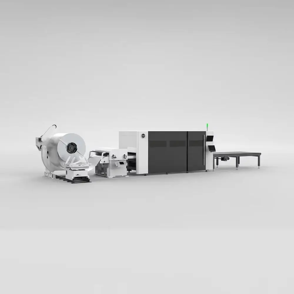 

Automatic Coiled Sheet Laser Cutting Production Line High Efficiency Metal Processing Line