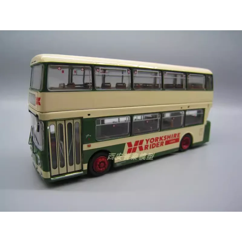 다이캐스트 BRITBUS 1/76 스케일 런던 더블 데크 합금 자동차 모델 소장 장난감 선물 기념품 디스플레이 장식품
