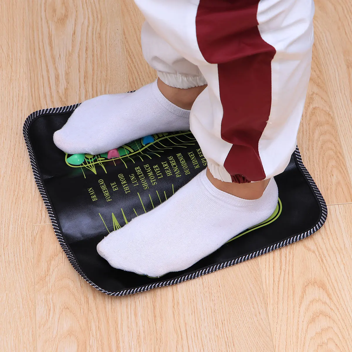

Foot Reflexology 35X35Cm Acupressure Massage Tool For Pain Relief Muscle Relaxation Circulation Boost Indoor Outdoor Use