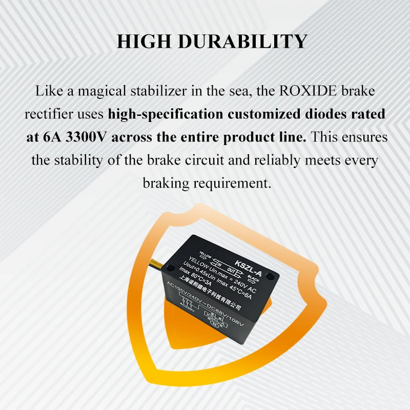 Motor Brake Rectifier Power Supply KSZL-A, KSZL-B (Quick Braking Device), Relay Type, 220V/380V
