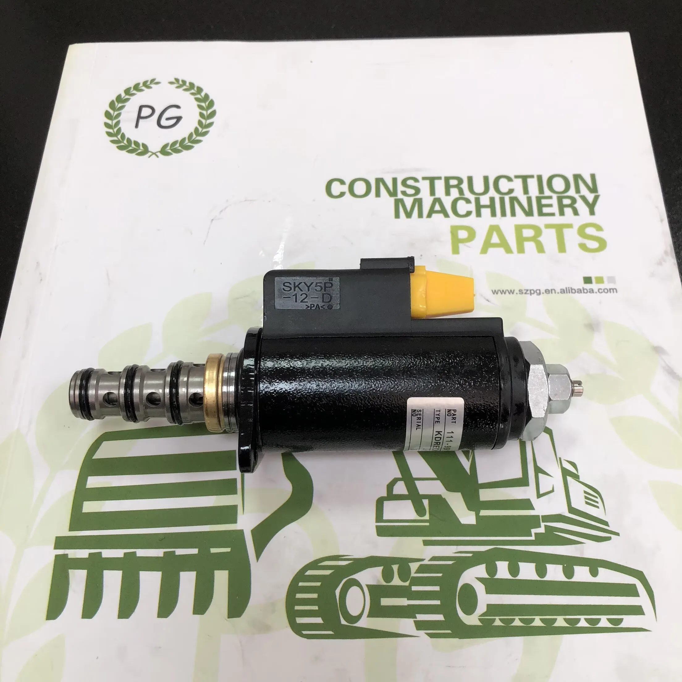 For Construction Machinery Parts Rotary Hydraulic Solenoid Valve Excavator 111-9916 1119916 for E320B E312B E330B 2
