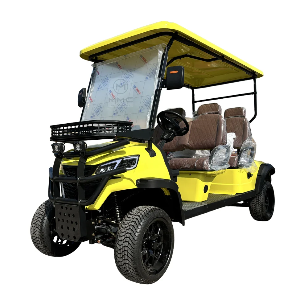 Factory Direct Sale 48V/60V/72V Electric Hunting Golf Carts 4 6 Seater Gasoline or Electric Golf Cart