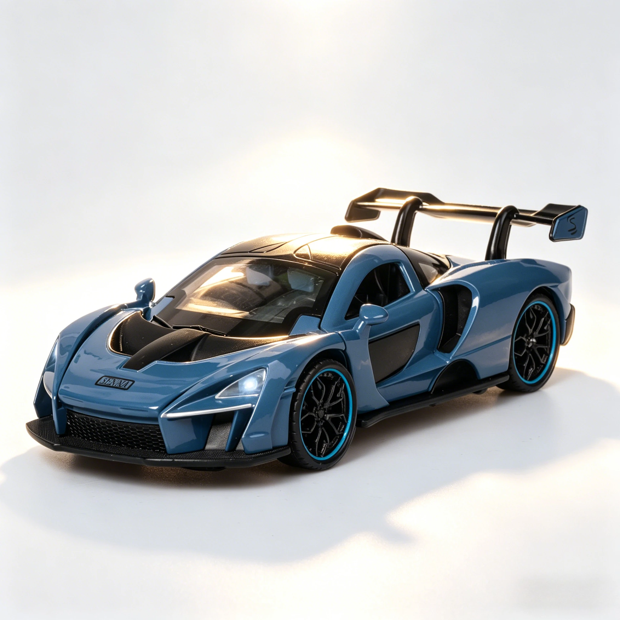 1-32-セナスポーツカーモデルおもちゃドア開閉金属ダイキャストサウンドライトミニチュア車両モデルボーイズコレクションギフト