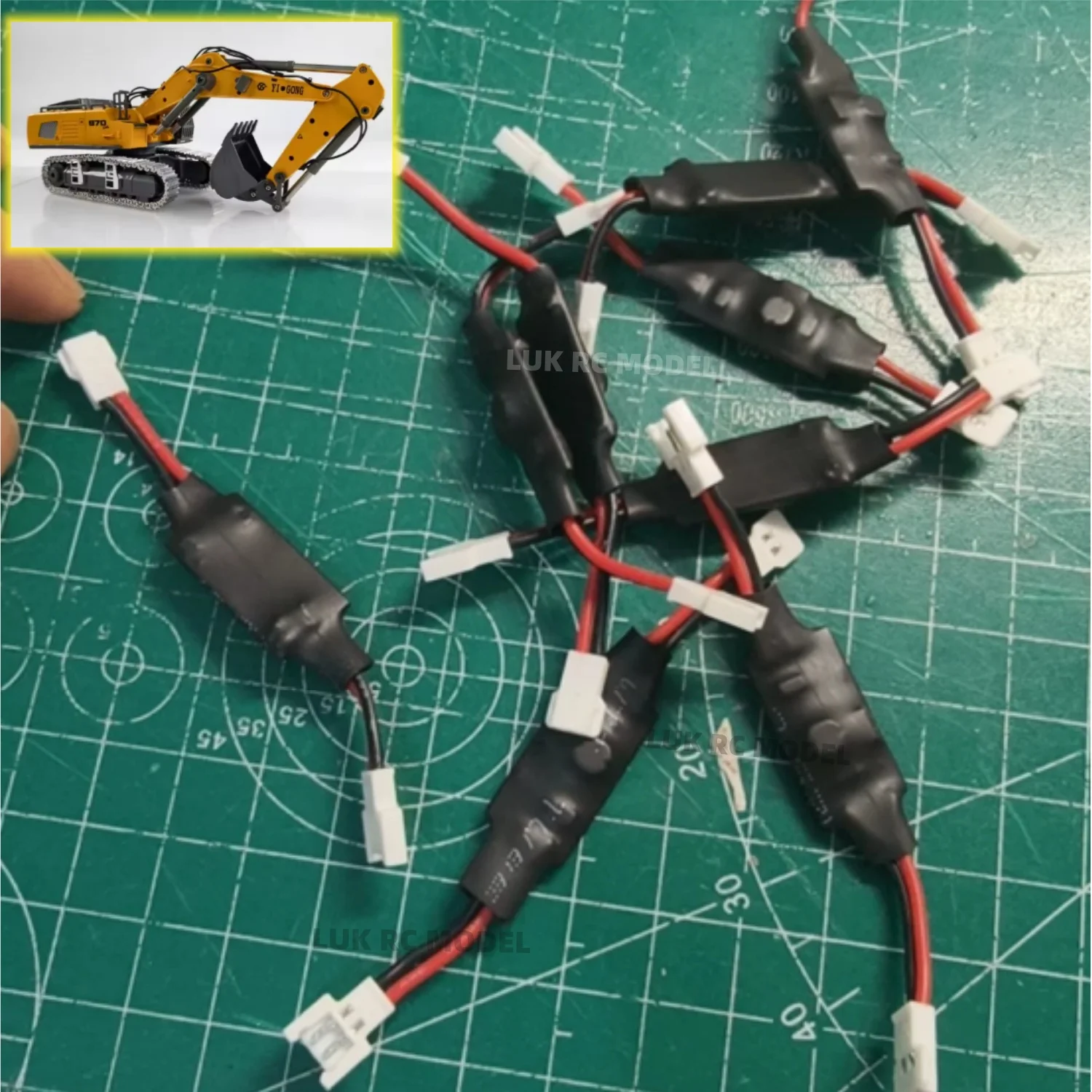 Upgraded Part Step-up Module for 1/50 Yigong Attachments Accessories YG 970 Excavator Model RC 520 Digger DIY Parts