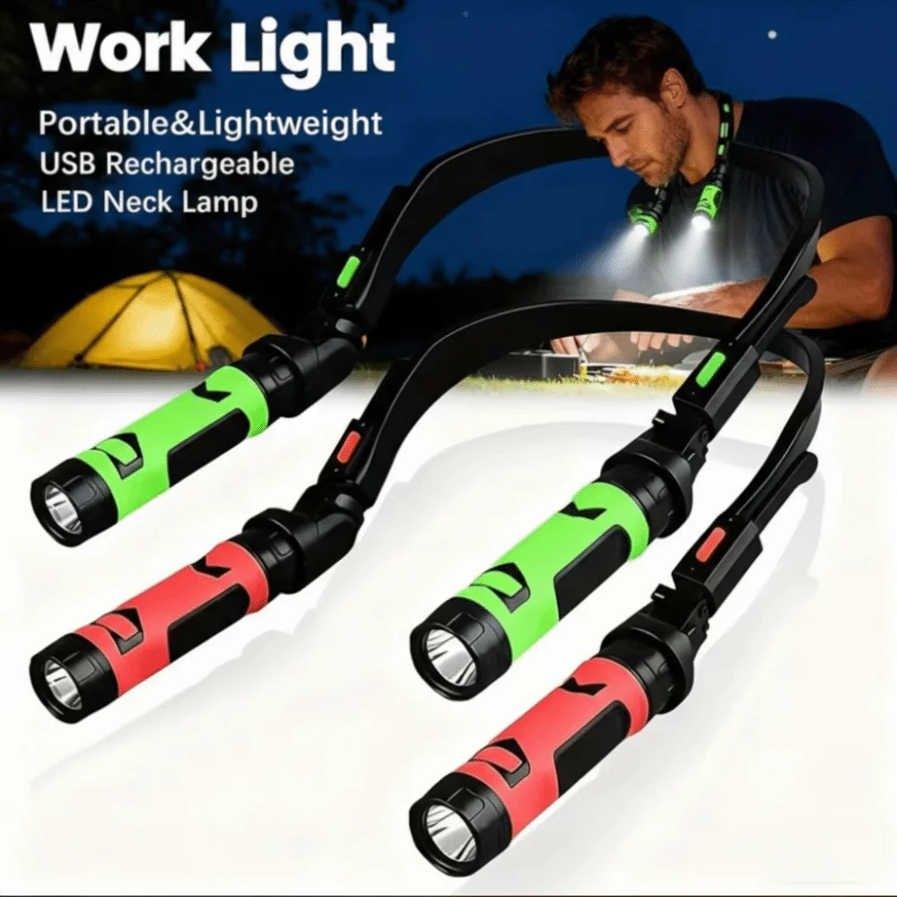 

Яркий магнитный светодиодный светильник для гриля с магнитным креплением 120 ° Гибкая USB-лампа с возможностью подзарядки, портативный дизайн, для использования без помощи рук