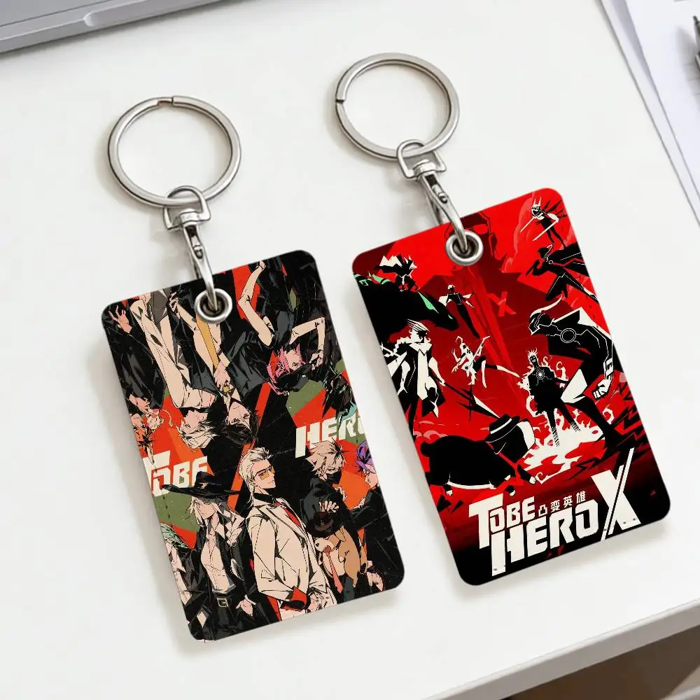 أنيمي إلى B-Be-E H-HErO-O X حزام لبطاقة الصالة الرياضية المفاتيح مفتاح حامل DIY بها بنفسك حبل معلق كيرينغ اكسسوارات الهدايا