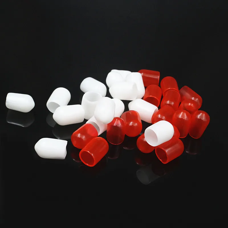 10pcs Protective Cover Covers Dust Cap Shielded Antioxidant Rubber Sleeve for Noise Stopper RCA Plug Female Socket Connector