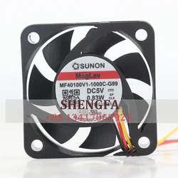 New original Sunon 4010 5V 0.83W MF40100V1-1000C-A99 MF40100V1-1000C-G99  4CM maglev quiet power cooling fan