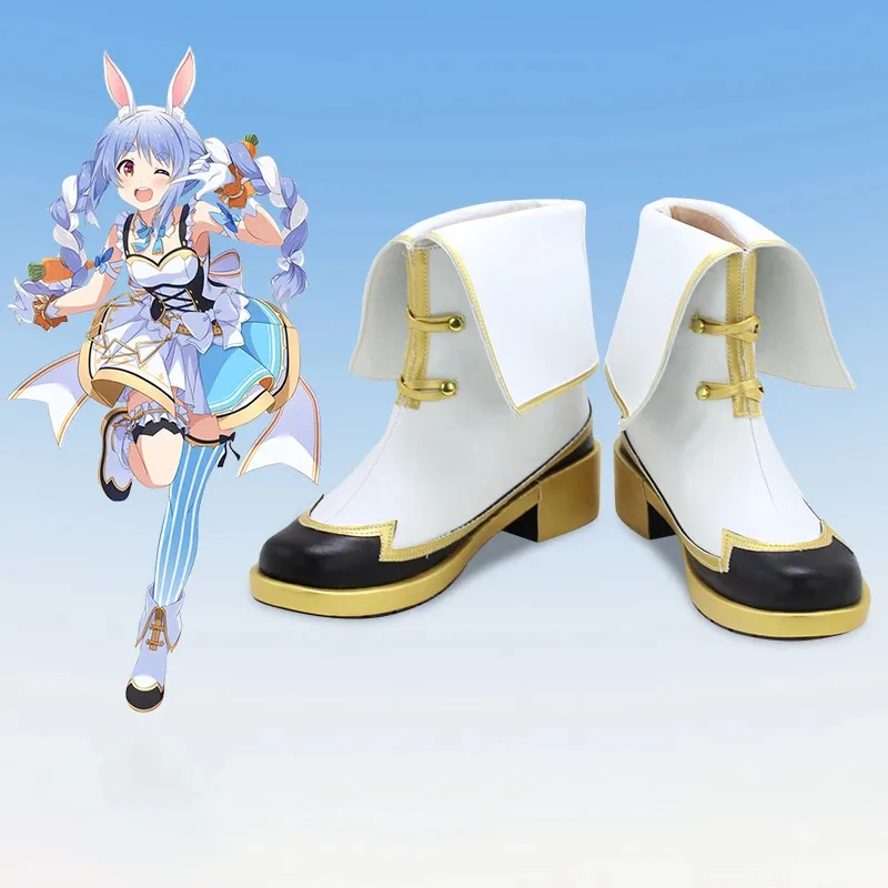 2025 11 جديد أنيمي Hololive Vtuber Usada Pekora تأثيري أحذية أحذية هالوين اكسسوارات مخصص #2