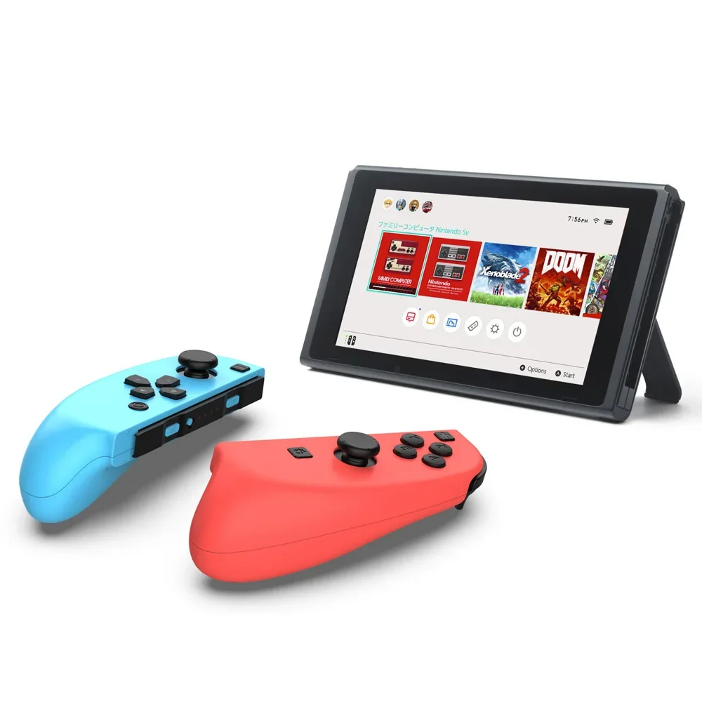 TNS-19310D لعصا التحكم بلوتوث للتبديل NS لعبة يسار ويمين مقبض صغير لاسلكي للتبديل OLED مع ستة محاور