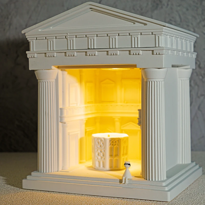 110V/230V Electric Candle Warmer Wax Melting Light Creative Aromatherapy Bedside Decor cement anhydrite cement