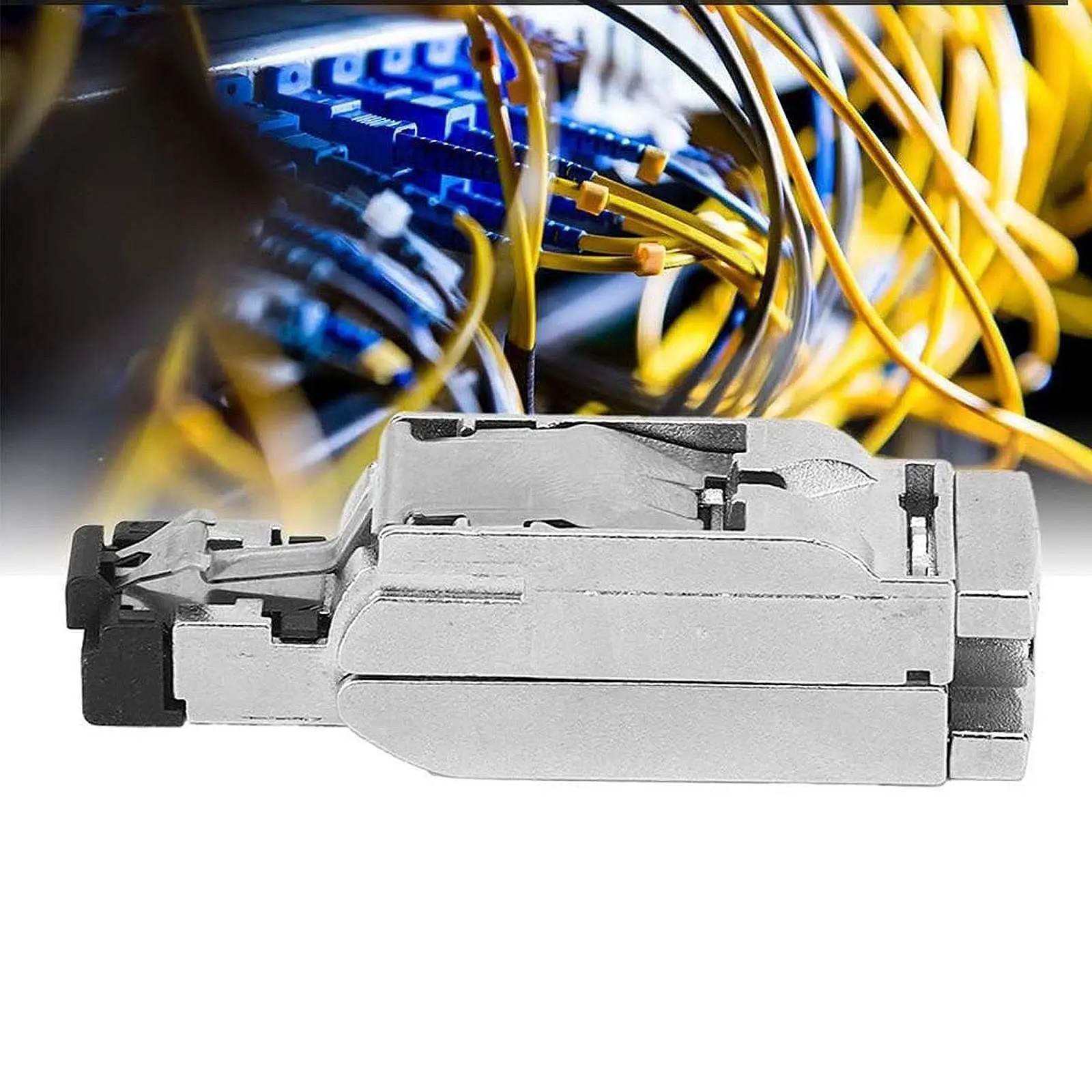 Ethernet Connector Network Cable Connector Silver Stable 4 Pins Professional 4