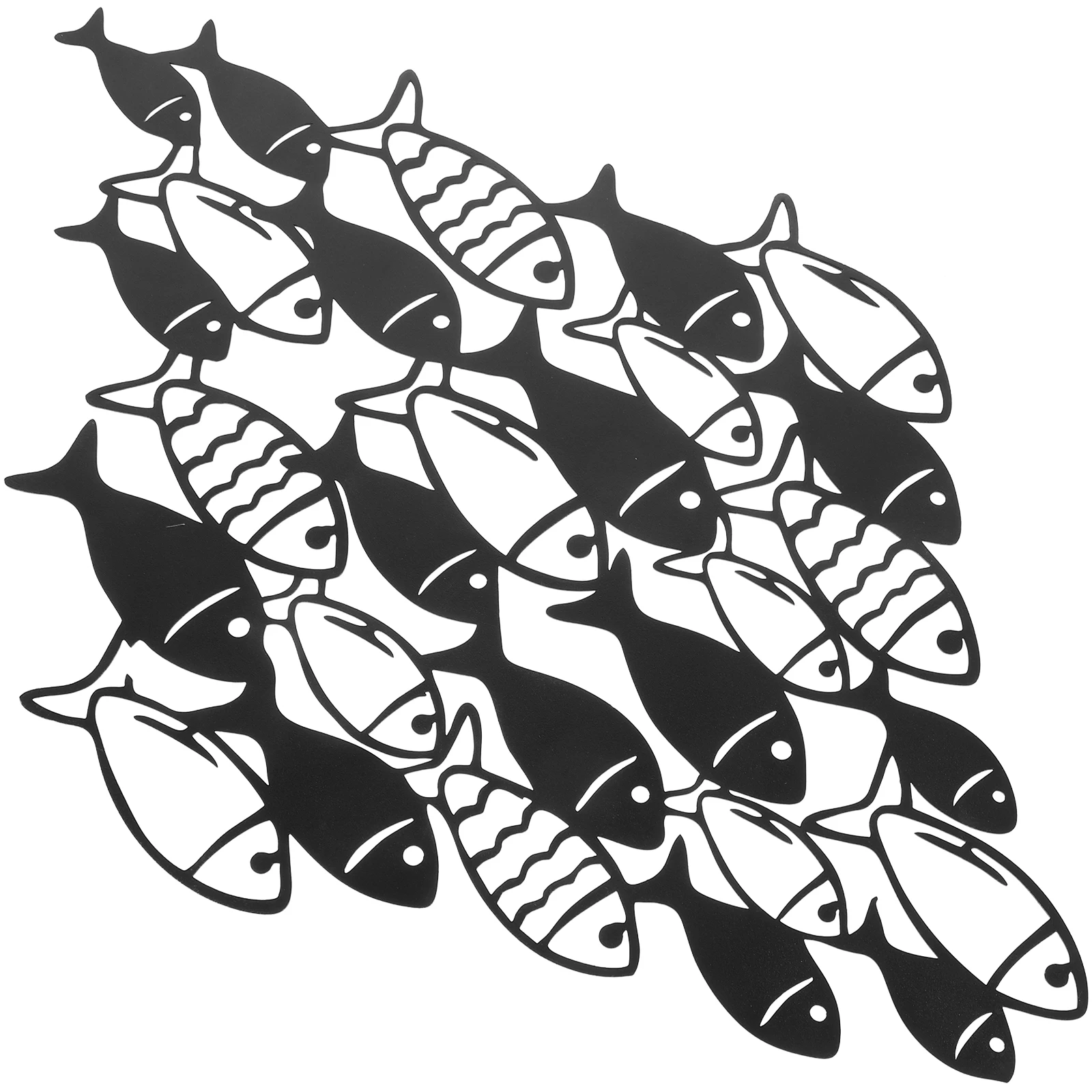 

Iron Fish Decor 40x23cm Metal Home Living Room Nautical Decorations Bedroom Coastal Nautical Beach Theme Office Hanging