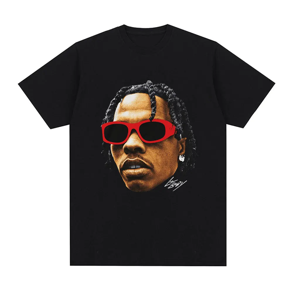 Hip Hop Rapper Lil Baby Graphic T Shirt Men's Vintage Oversized Cotton Short Sleeve T-shirt Streetwear Casual T-shirts Unisex