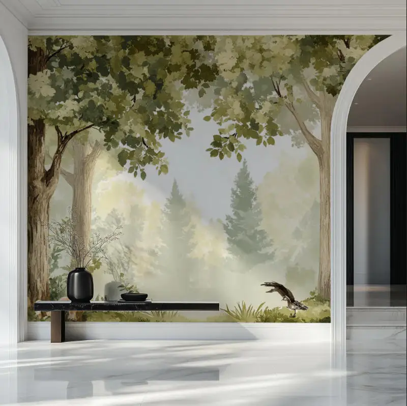 Custom Mural Wallpaper Personalized Modern 3D forest animal Background Wall Painting Living Room Bedroom Home Decor Wallpaper