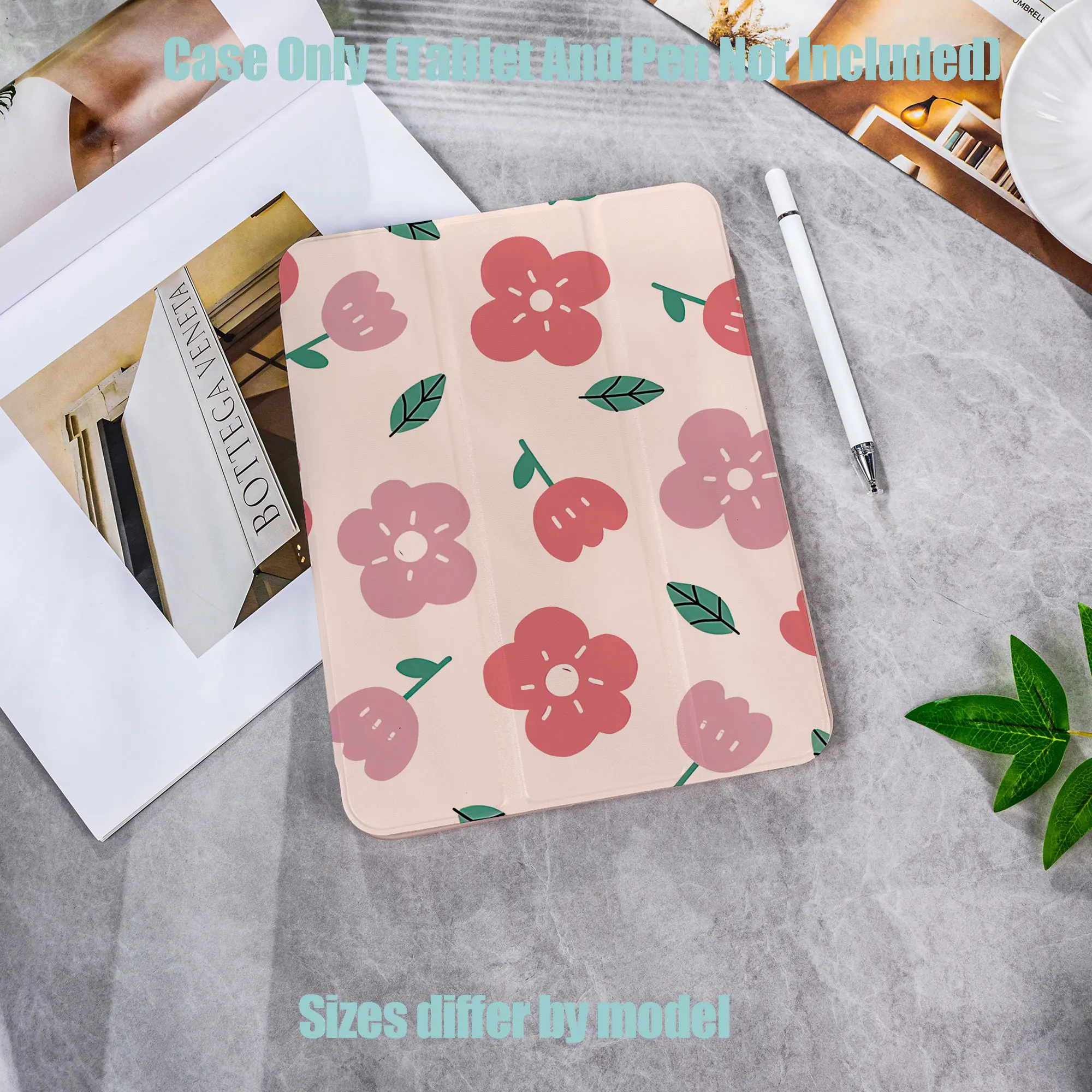 Shockproof TPU Tablet Protective Case with Pencil Holder Auto Sleep Wake for Apple /Samsung/Xiaomi/Redmi/Huawei/Honor
