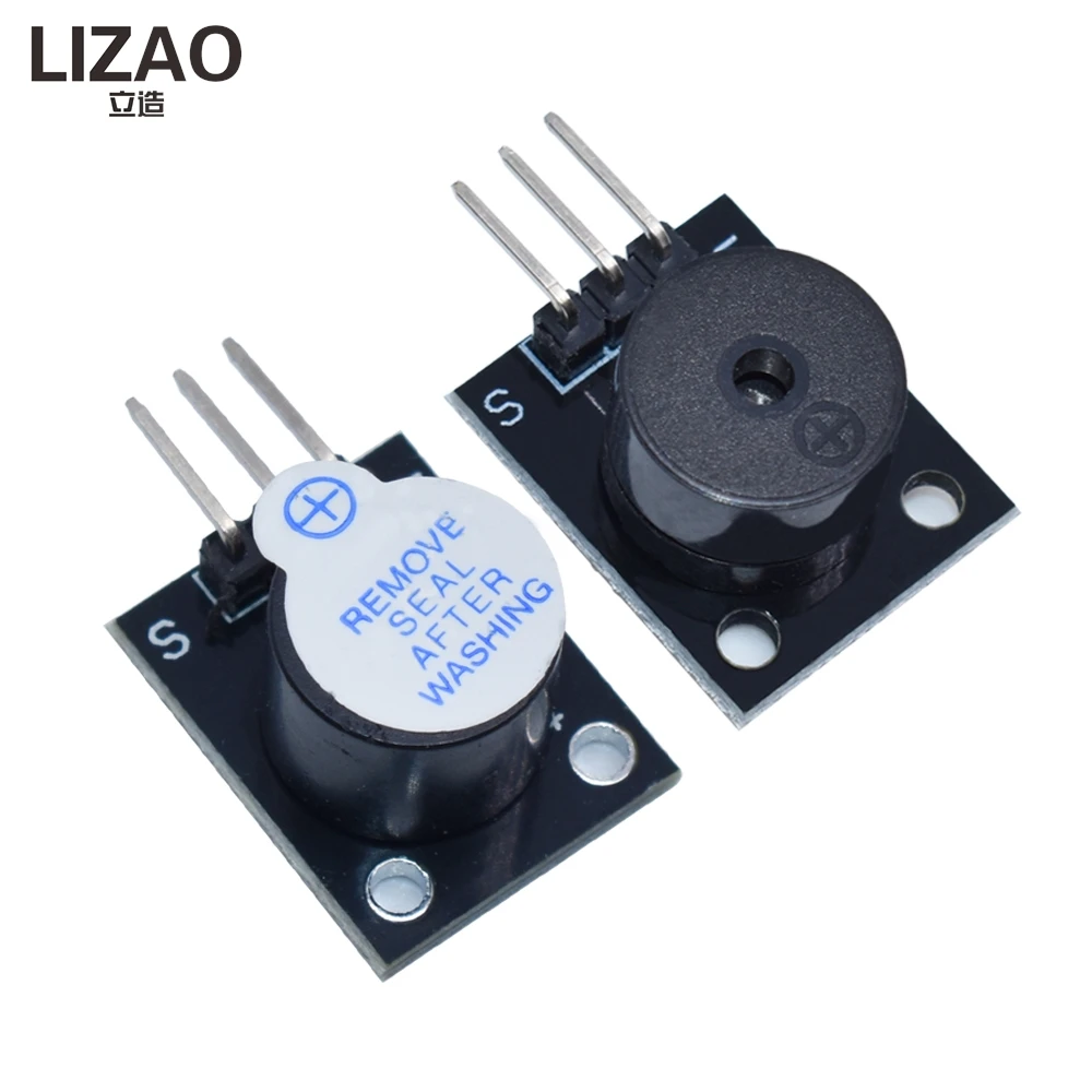 LIZAO KY-006 Small Passive Buzzer Module, Piezoelectric Buzzer for Electronic Equipment & Toy Voice Device