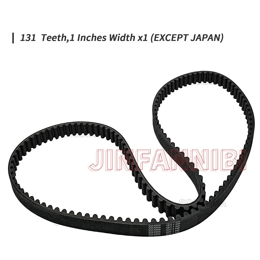 

For Harley-Davidson 2007-2017 DYNA Series, 131T, 1 Inch Width(Except Japan) Drive Belt Replace 40046-07