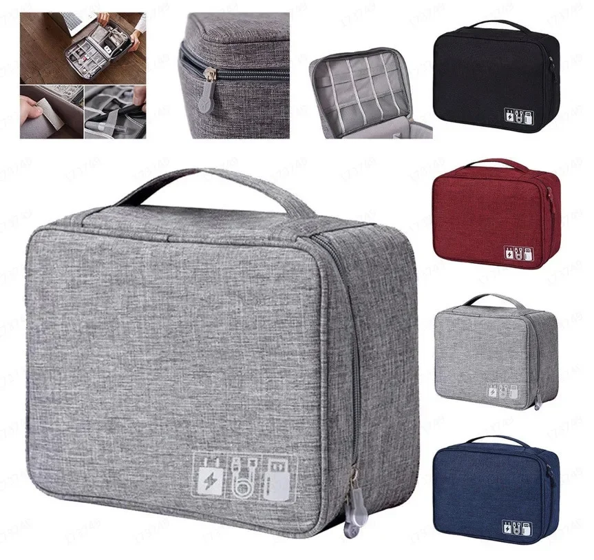 

Сумка-Органайзер для электронных кабелей, цифровых устройств