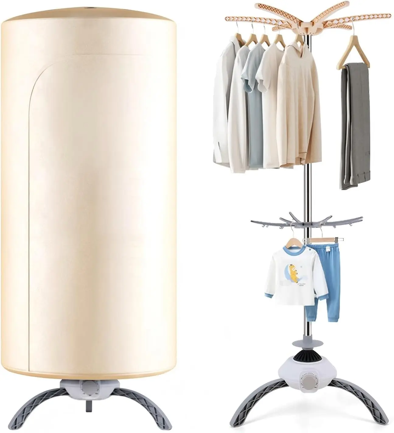 

Portable Clothes Dryer, 900W Fast Drying & Large Load for Laundry and Shoes - Compact Mini for Travel, Apartments, RV