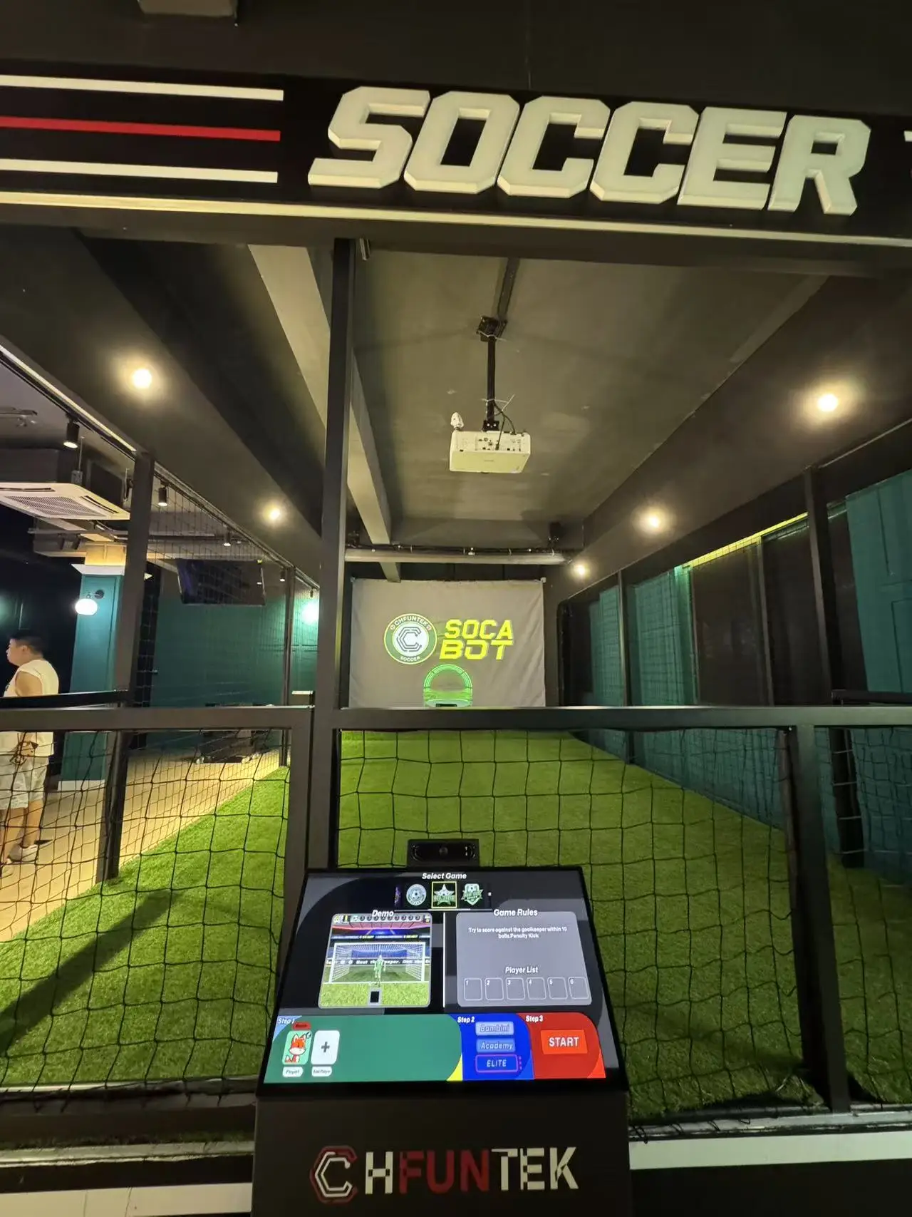 Indoor Football Shooting Training Simulation Football Shooting Game