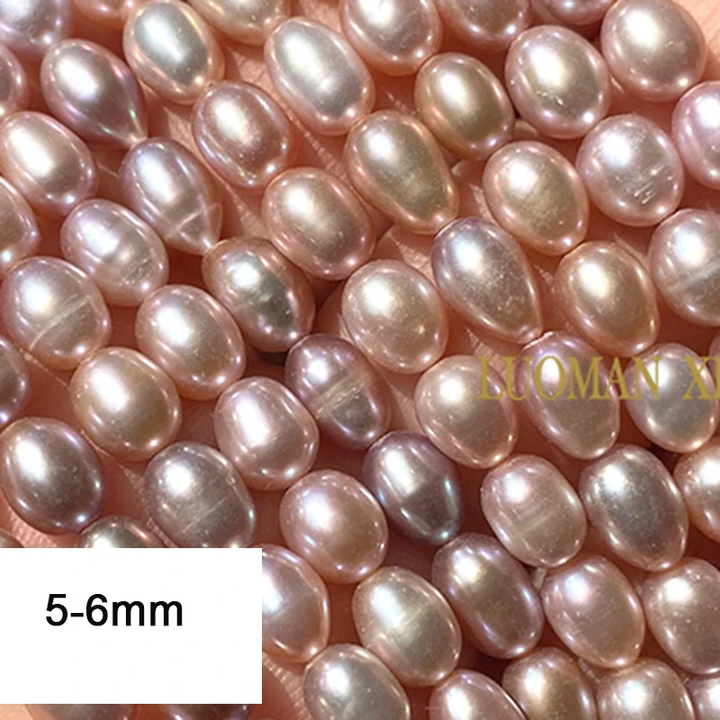 3-11MM 1pack Natural Rice Shape Freshwater Pearls Loose Spacer Beads for Jewelry Making Diy Bracelet Earrings Accessories Charms