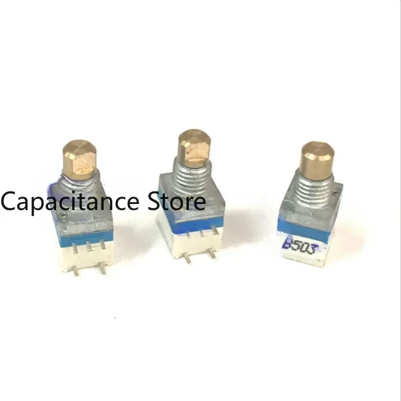 

5PCS Small potentiometer with switch B50K walkie talkie volume universal type