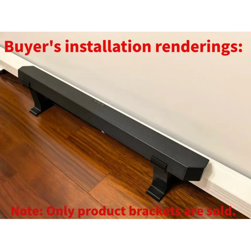 Base Elevadora para Altavoz de TV Samsung Soundbar, Soporte Antideslizante con Reducción de Vibraciones, Base de Almacenamiento para Escritorio