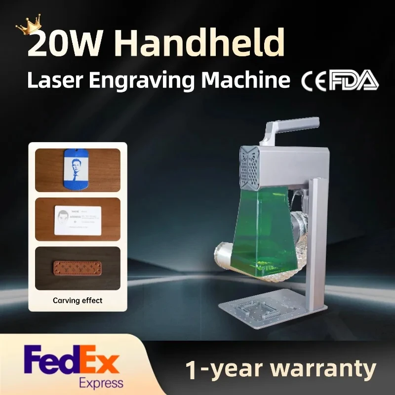 

UMW 20W Portable Laser Engraver Machine with USB for Metal Plastic Leather Wood - 100mm Engraving Size
