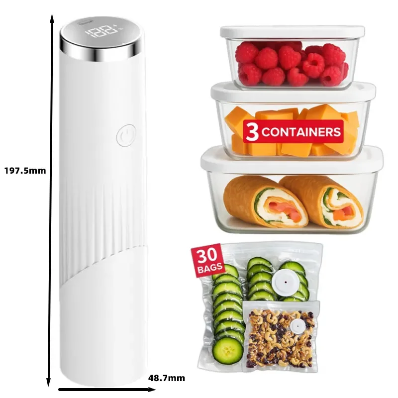 for Multifunctional Rechargeable Portable Handheld Mini Vacuum Sealer for Small Household Fresh Food Packaging