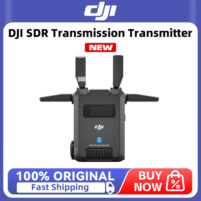 DJI SDR Transmission Transmitter SDR Transmission Stable &Anti-Interference 20Mbps High Bitrate 1080p FHD Image Quality Original