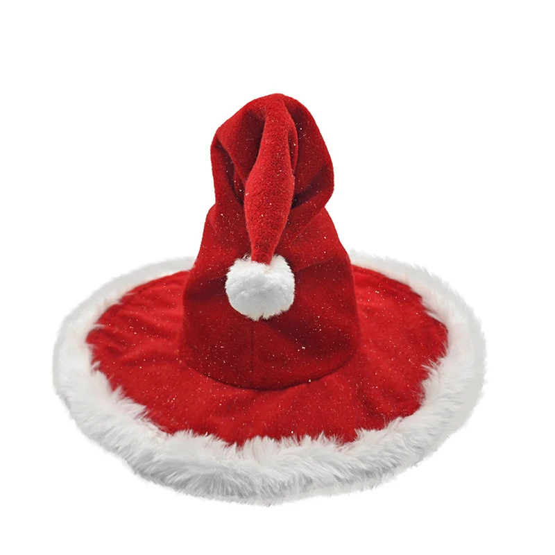 New Fashion Christmas Hat Santa Hat Holiday For Adults Unisex Comfort Extra Thicken Men Women New Year Festive Party Xmas Hats
