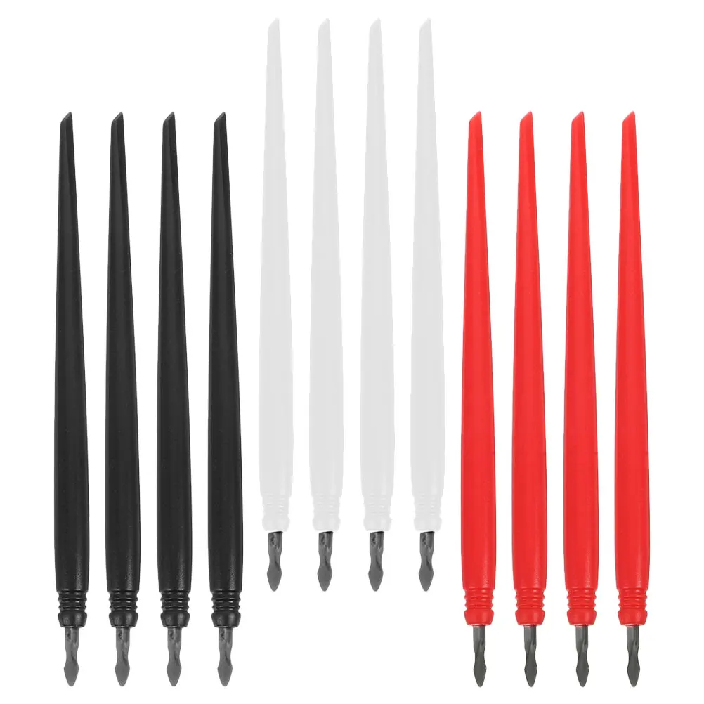 

12 pcs Metal Picture Scratching Metal Tip Scratch Pen Tool Plastic Handle for Art Projects Scratch Paper Maps DIY Crafts