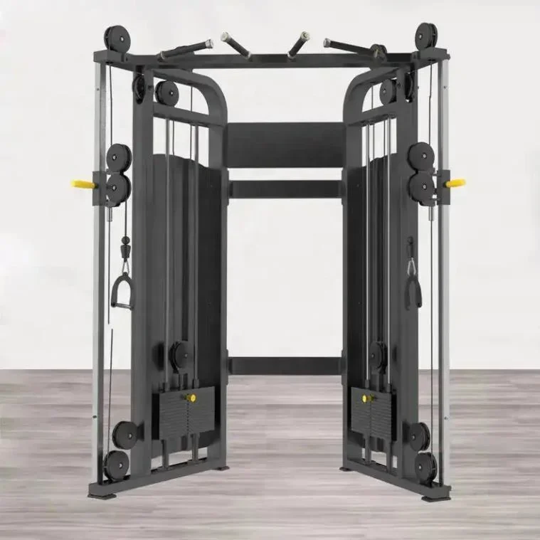 Multi-Functional Comprehensive Training Fitness Equipment dual cable pulley crossover machine with steel stack  strength