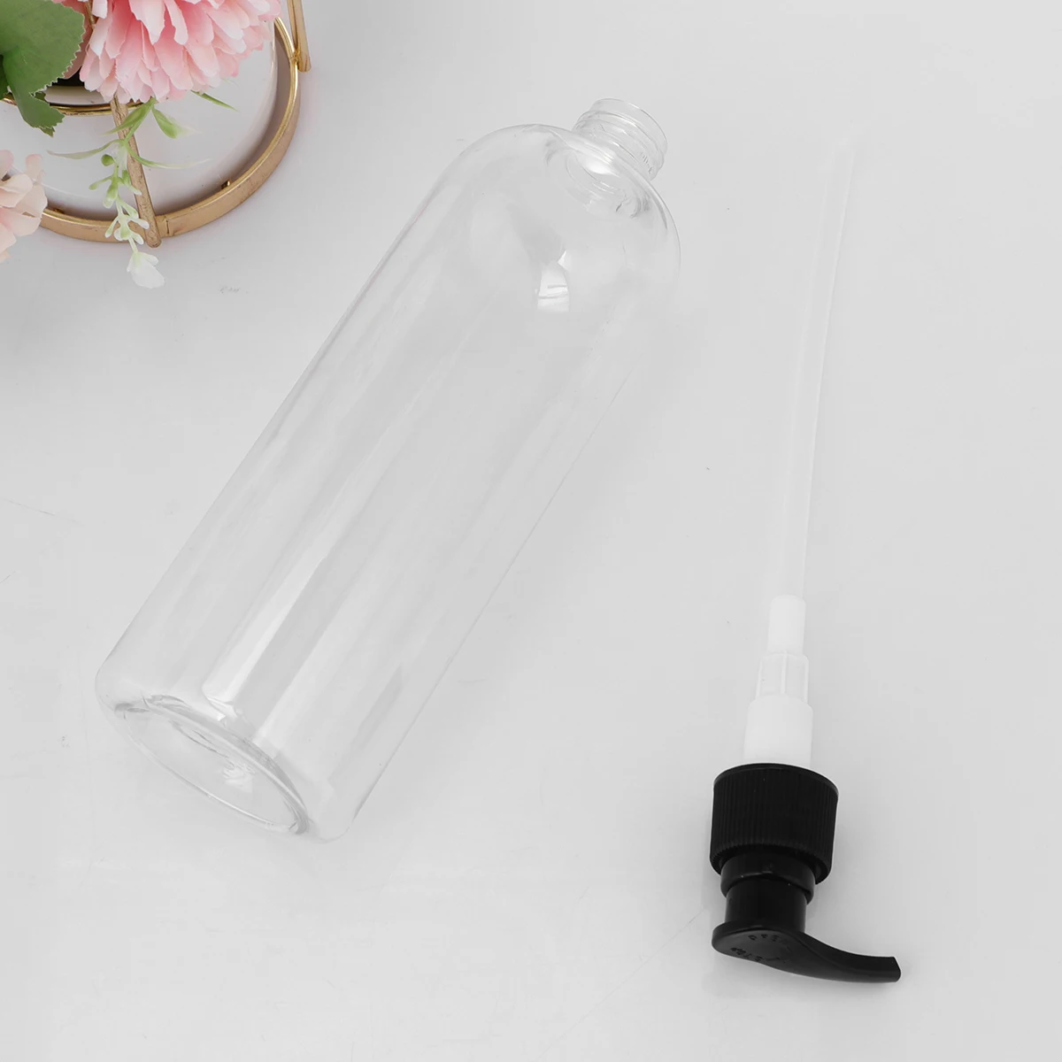 

4 Pcs Travel Bottles for Toiletries Bottled Empty Pump Dispenser Soap Refillable