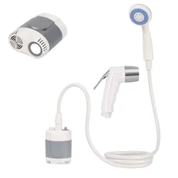 Camping Portable Shower With Hose Sprayer Electric Rechargeable Shower Outdoor Shower Pump For Pet Cleaning Taking Shower