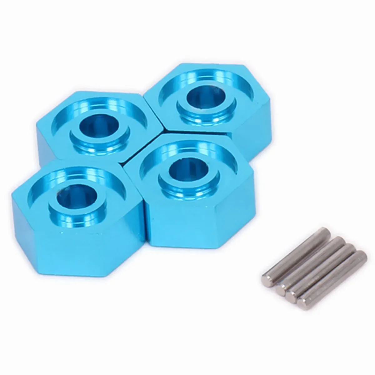 Rc Hsp 286042 (86065) Aluminium Wiel Hex Hub Aandrijfadapter Mount 4 Stuks Voor Hsp 94285 94286 94283 94185 186 1:16 Buggy Vrachtwagen