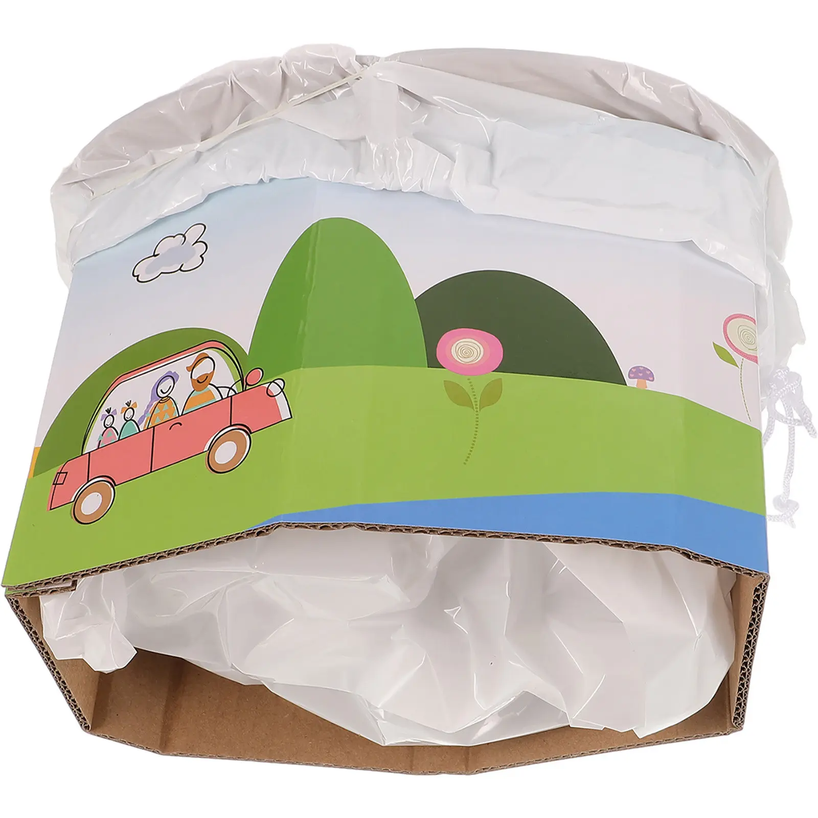 

1 Set Portable Toilet Camping Foldable Lightweight Travel Potty For Adults Car Emergency Use Outdoor Toilet Seat Folding Potty