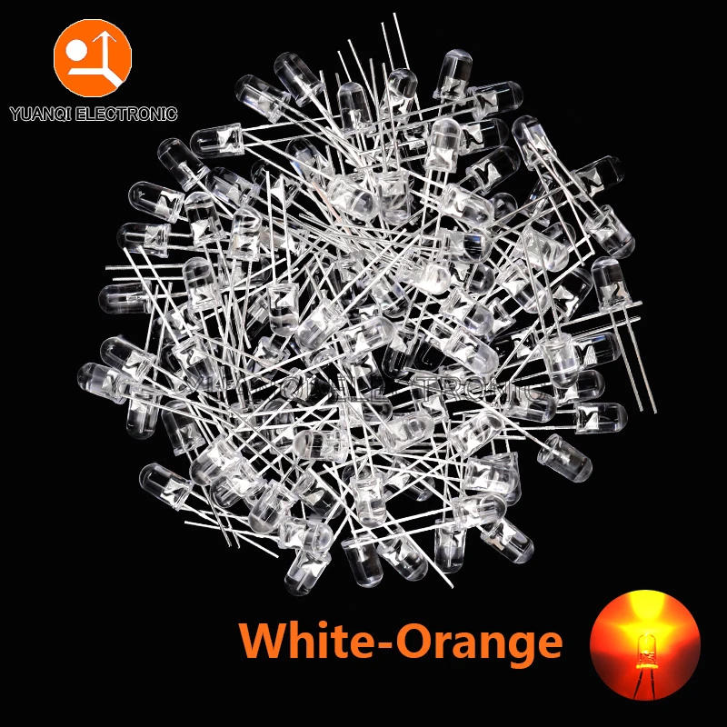 Variant: 100pcs White-Orange