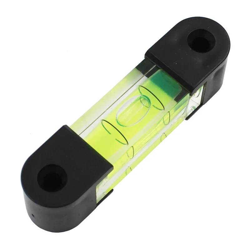 Small Square Spirit Level Bubble Blister with Mounting Holes Ear Horizontal Ruler Length 55mm 54mm 39mm Available 1PCS