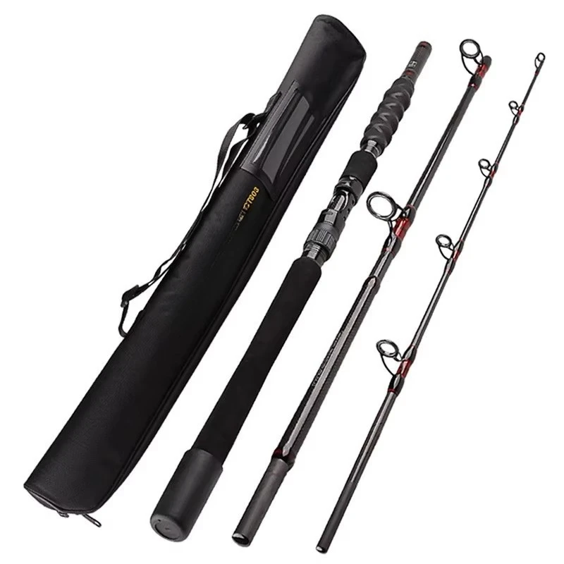 

Wholesale High Carbon Slow Jigging Fishing Rod 3 Sections Saltwater Sea Casting Fishing Spinning Rod