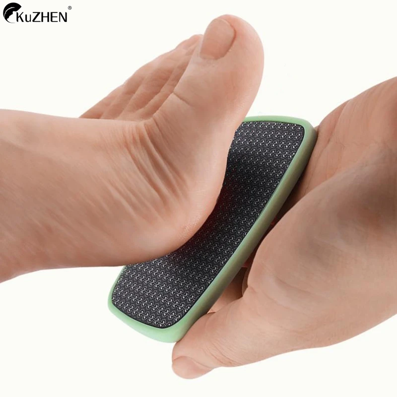 1Pcs Nano Glass Foot Grinder Trimming Foot Board File Foot Grinding Stone Nail Polishing Strip Remove Heel Dead Skin Calluses