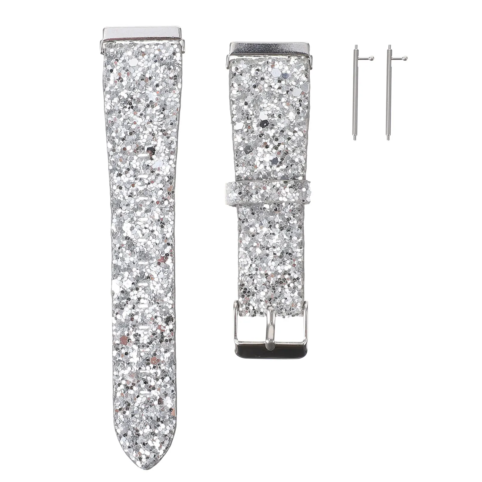 

Glitter Watch Strap Smart Bands Ribbons Compatible Delicate Bracelet Watchband to Weave Miss